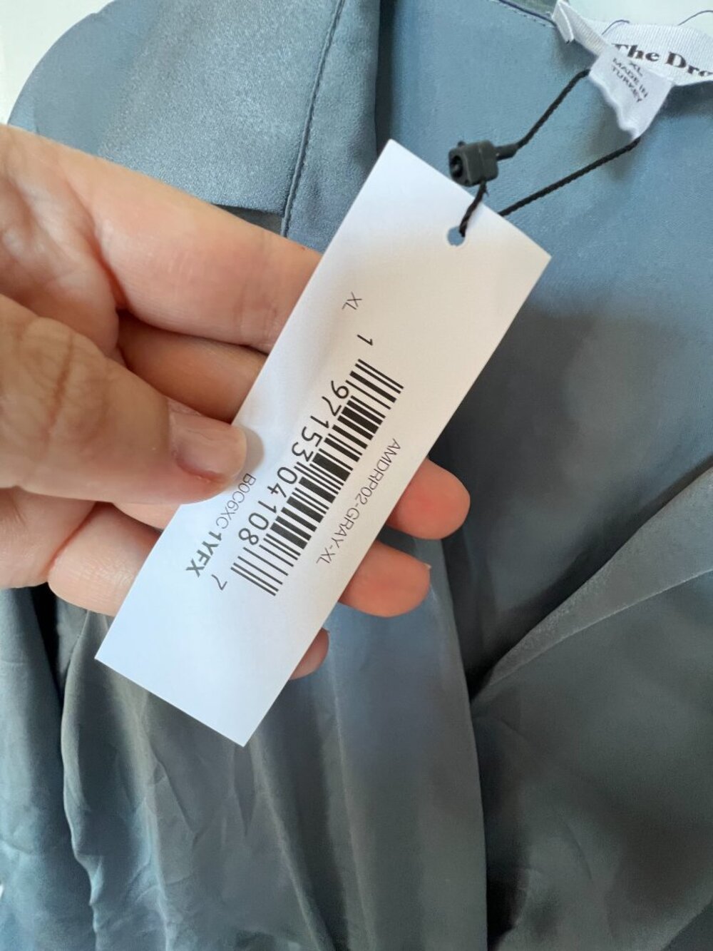 NWT XL The Drop Women's Mack Silky Wrap Mini Dress - Picture 15 of 16